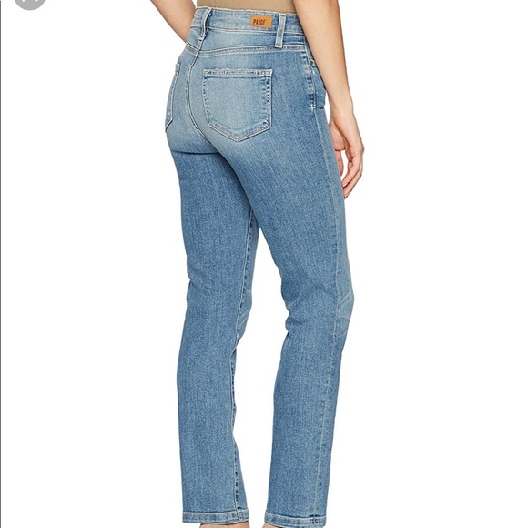 PAIGE JAQUELINE STRAIGHT 3/4 PALMER JEANS NWT - Picture 7 of 7